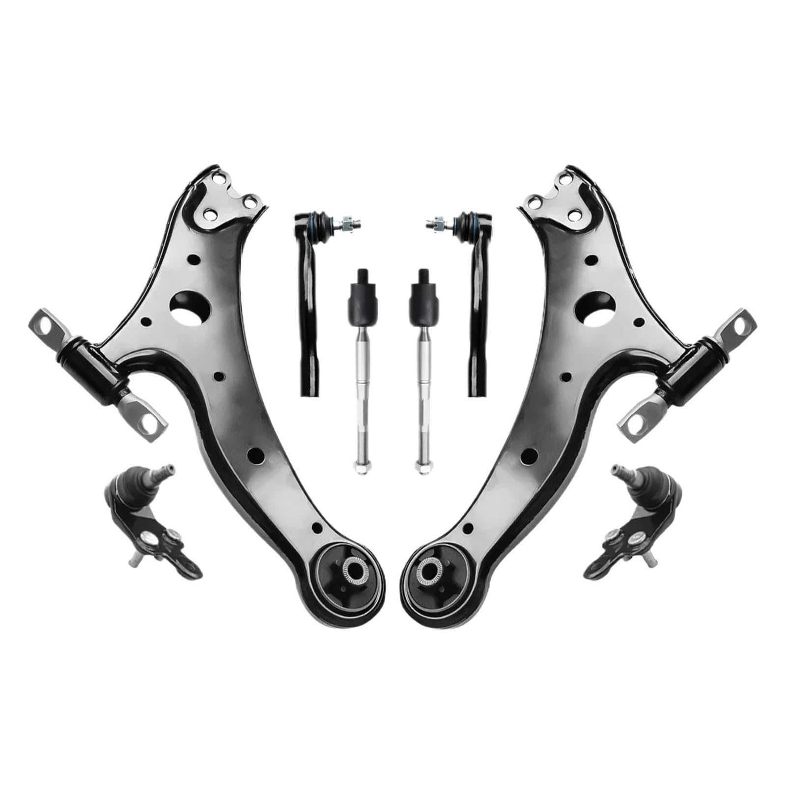 8 stücke Lenkung Suspension Kit Control Arme Kugelgelenke Äußeren Spurstangen Sway Bar Links Kompatibel for Toyota Camry Avalon 2005-2012 von LJBaab