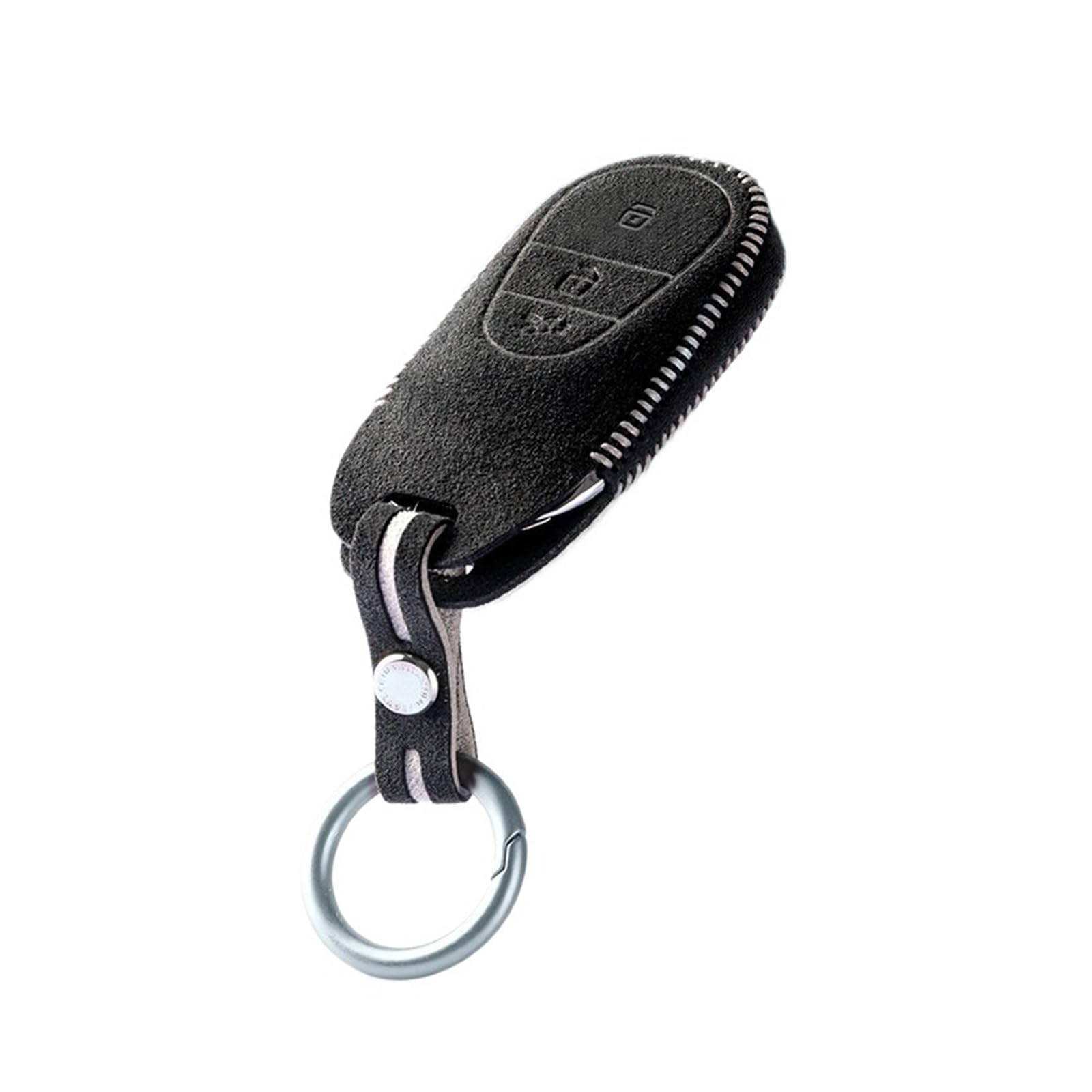 Alcantara Key Case Cover Shell FOB kompatibel for Benz E300L S Klasse L/C200L A200L GLB C260L Autozubehör Schlüsselbund(Style 2) von LJBaab