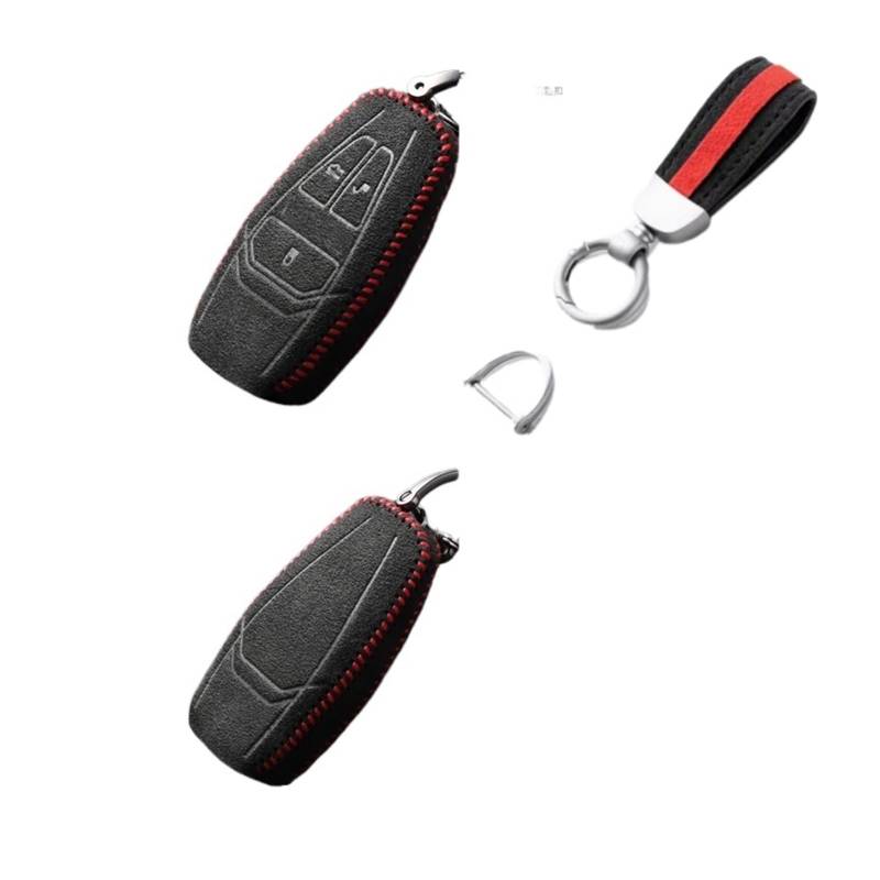 Alcantara Key FOB Cover kompatibel for Aston Martin DB11 Vantage DBX Key Case Key Chains Autozubehör(2) von LJBaab