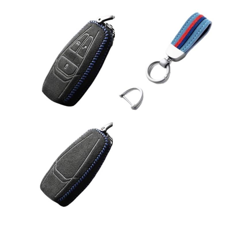 Alcantara Key FOB Cover kompatibel for Aston Martin DB11 Vantage DBX Key Case Key Chains Autozubehör(4) von LJBaab