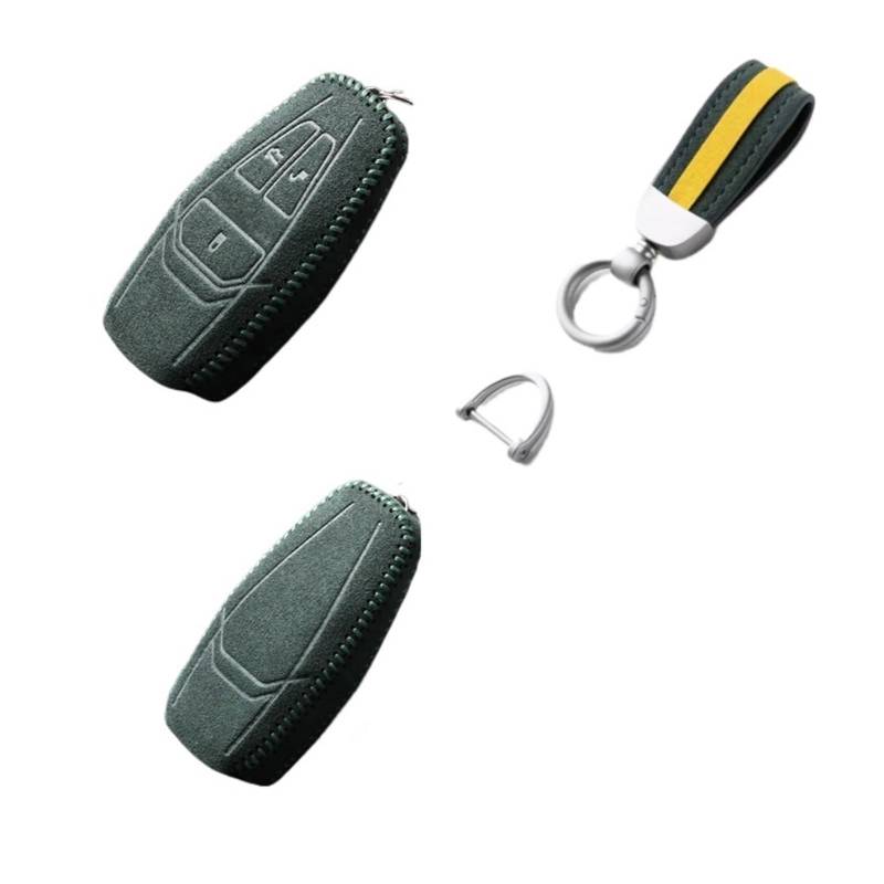 Alcantara Key FOB Cover kompatibel for Aston Martin DB11 Vantage DBX Key Case Key Chains Autozubehör(6) von LJBaab