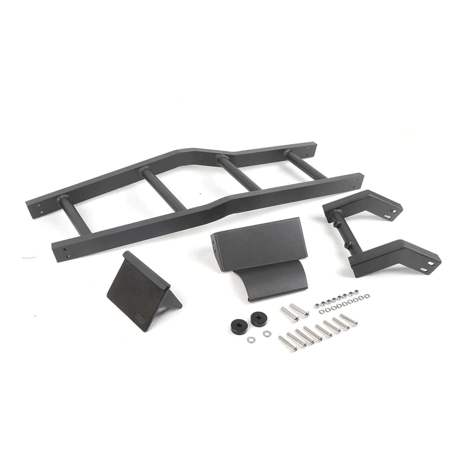 Aluminium Legierung Kofferraum Hinten Tür Heckklappe Klettern Leiter Schutz Rack Kompatibel for Suzuki Jimny 2007-2017 Außen Zubehör(Style 2) von LJBaab