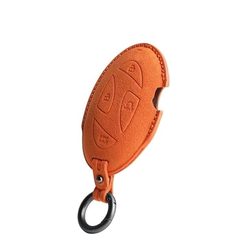 Auto Key Protection Shell Wildleder for Hyundai Grandeur GN7 Kona EV 2023 LONIC 5 6 7 Buttons Auto Keychain Key Case Accessoires(Style 4) von LJBaab