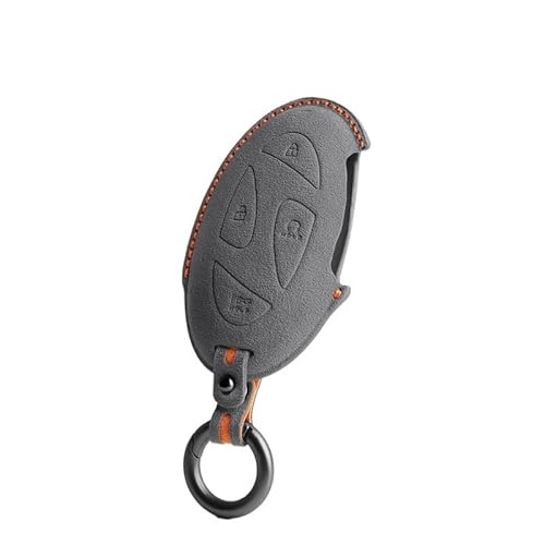 Auto Key Protection Shell Wildleder for Hyundai Grandeur GN7 Kona EV 2023 LONIC 5 6 7 Buttons Auto Keychain Key Case Accessoires(Style n2) von LJBaab