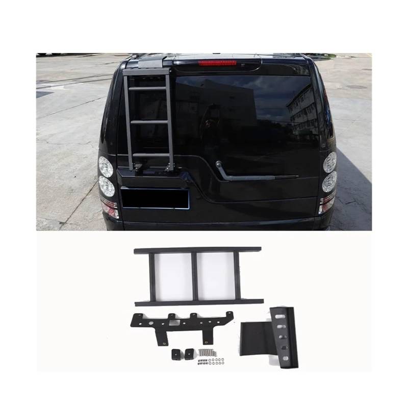 Auto-hintere Türleiter, kompatibel mit Land Rover Discovery 3/Discovery 4 2004–2016, Aluminiumlegierung, Heckklappenleiter, Auto-Außenzubehör(Style-B Rear door) von LJBaab