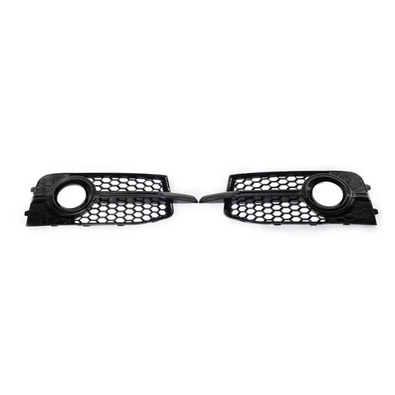 Auto vorderen Stoßfänger Grill Nebel Leichtkühler Surround kompatibel for Audi A1 8x S Linie 2011-2014 Abdeckung Mesh Wabe-Hex-Autozubehör(With hole) von LJBaab