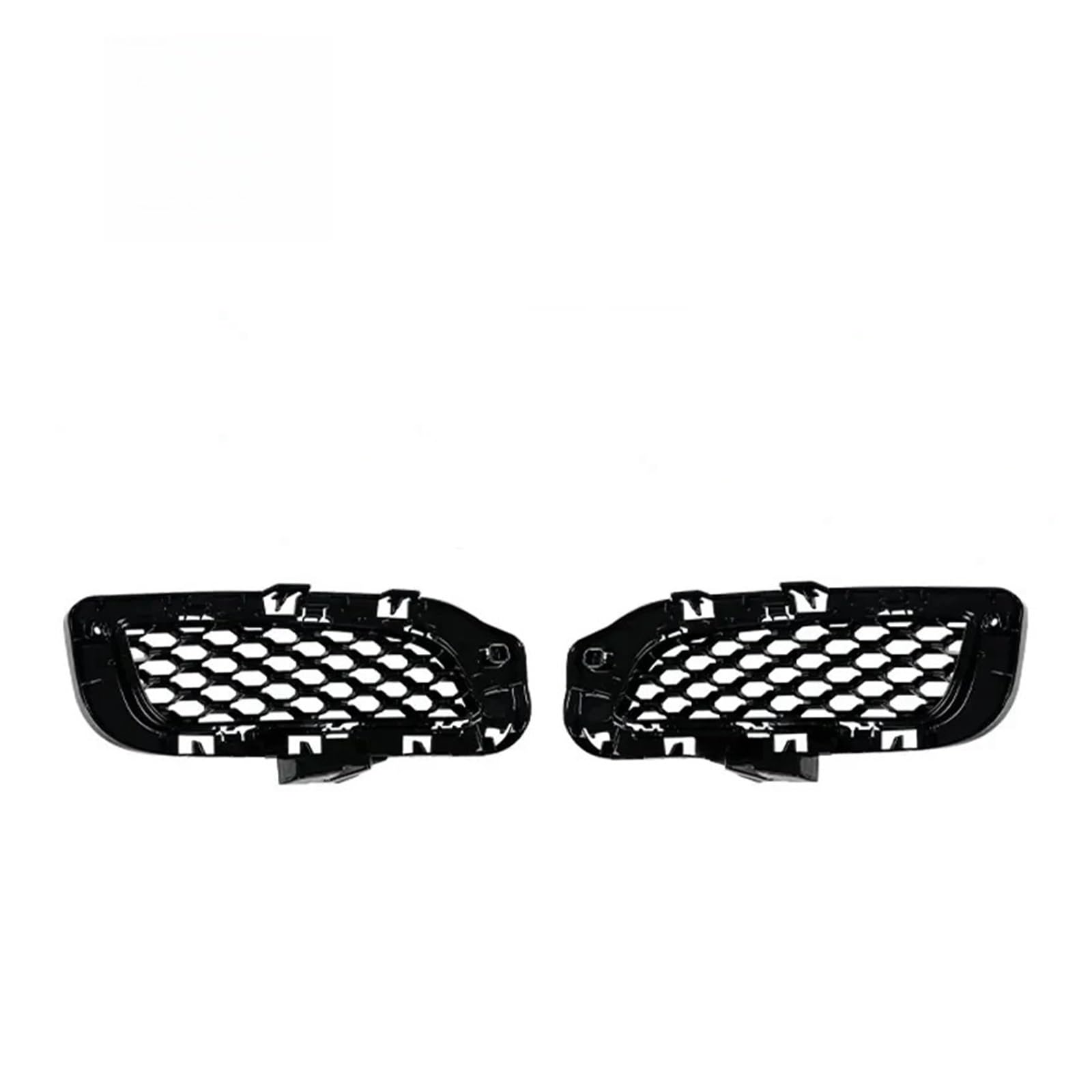 Auto vorne Kühlergrill Oberkühler Maschengrill kompatibel for Jaguar XJ XJR 2016 2017 2018 2019 2020 Nebel Lampenrahmenbeschichtung Grills(Fog light grille) von LJBaab