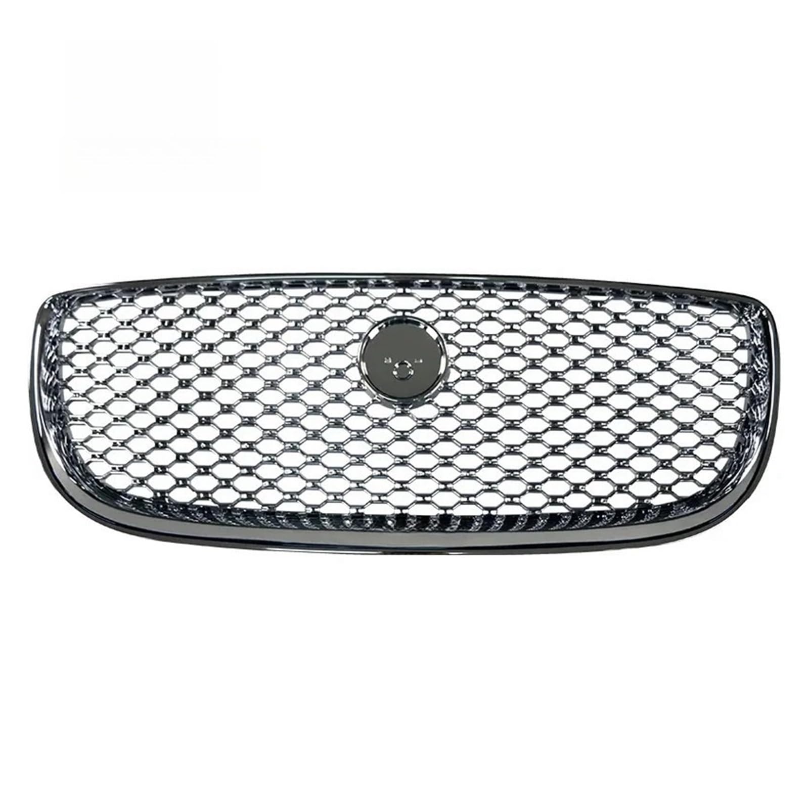 Auto vorne Kühlergrill Oberkühler Maschengrill kompatibel for Jaguar XJ XJR 2016 2017 2018 2019 2020 Nebel Lampenrahmenbeschichtung Grills(Grille-silver) von LJBaab