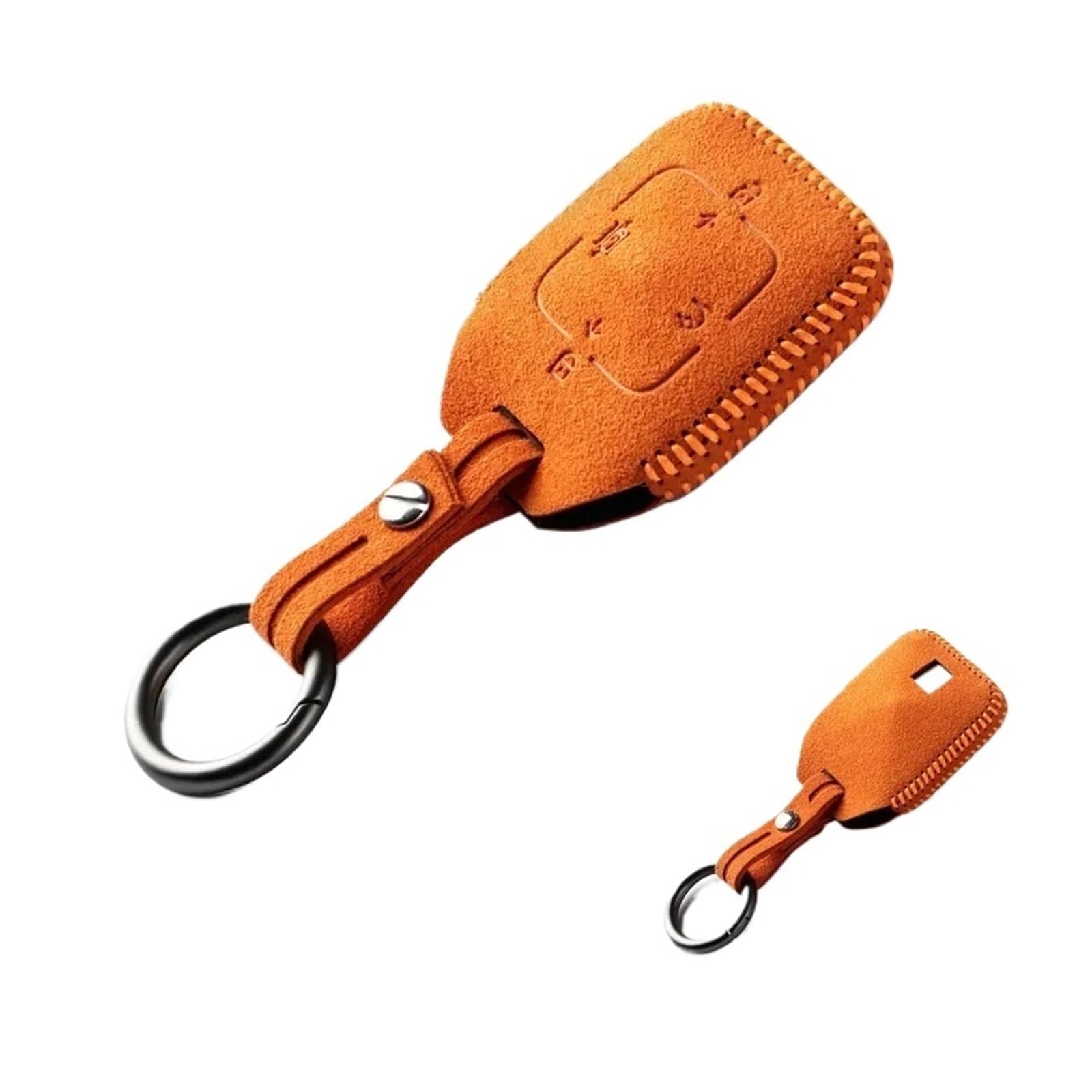 Autoschlüsselkofferabdeckung kompatibel for Zeekr 001 2021 2022 2023 Key FOB Shell Protector Car Zubehör Schlüsselbundschlüsselhalter(Orange) von LJBaab