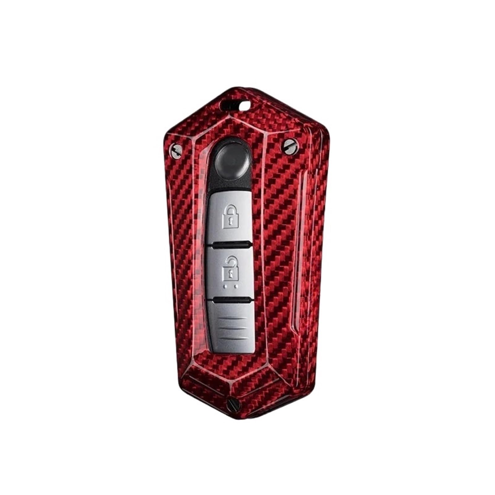 Carbon Faserautos Key Case Cover kompatibel for Nissan Qashqai Juke X-Trail Altima Rogue Murano kompatibel for Infiniti einzigartige Schlüsselfallzubehör(Red) von LJBaab