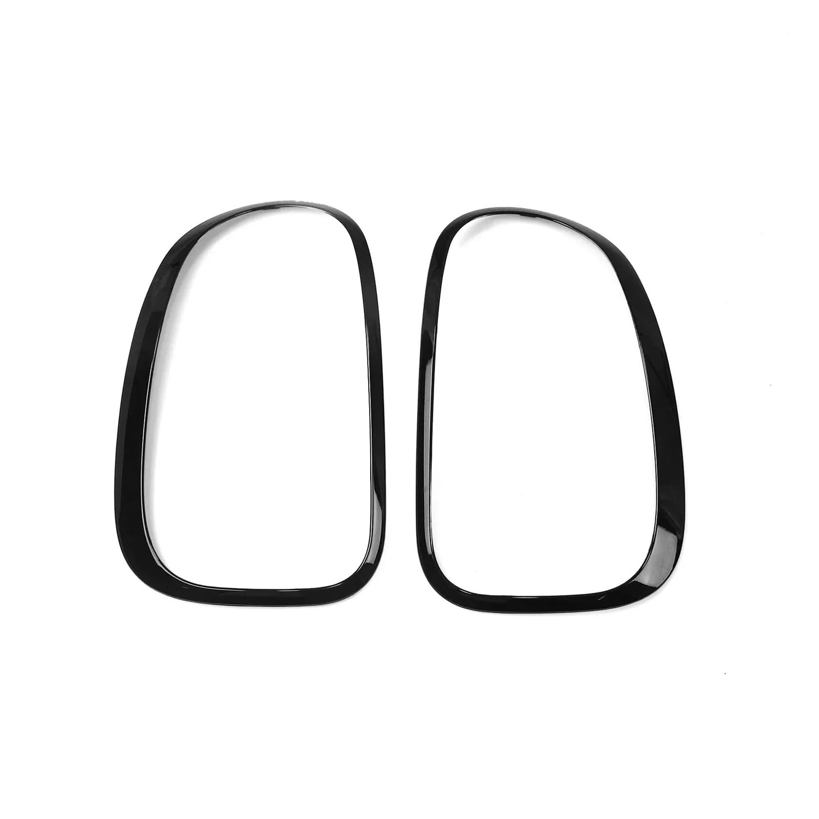 Glänzend schwarze Auto-Scheinwerfer-Rücklicht-Rahmen-Zierring-Lünette-Zier-Surround-Abdeckung, kompatibel for Mini Cooper R60 Countryman 2011–2016(1pair Rear) von LJBaab