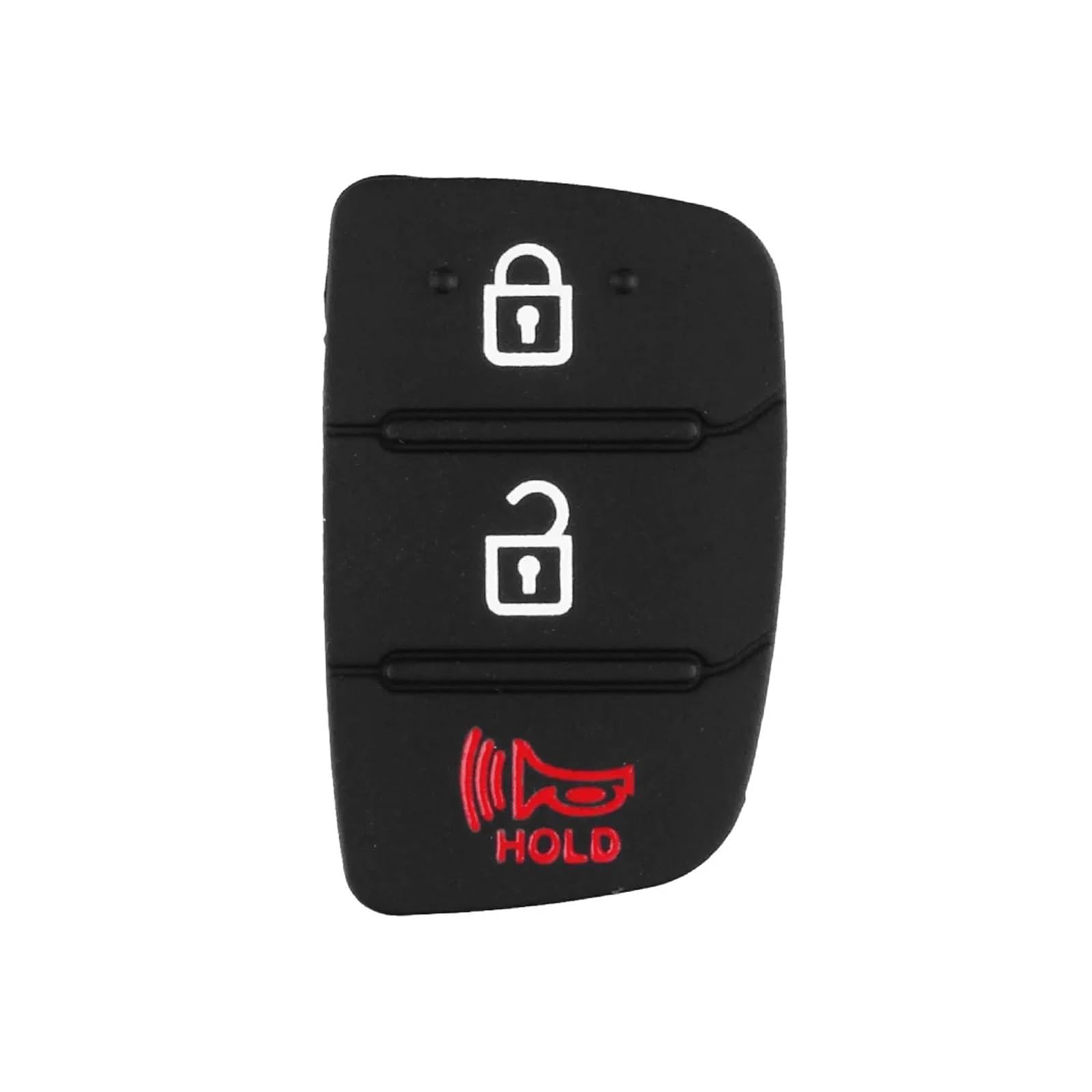 Keyyou 200 3/4 Knöpfe Silikon Autoschlüsselabdeckung Hülle Gummi -Padbutton kompatibel for Hyundai i30 I35 IX20 Solaris Verna Misstra IX35 Accent(2) von LJBaab