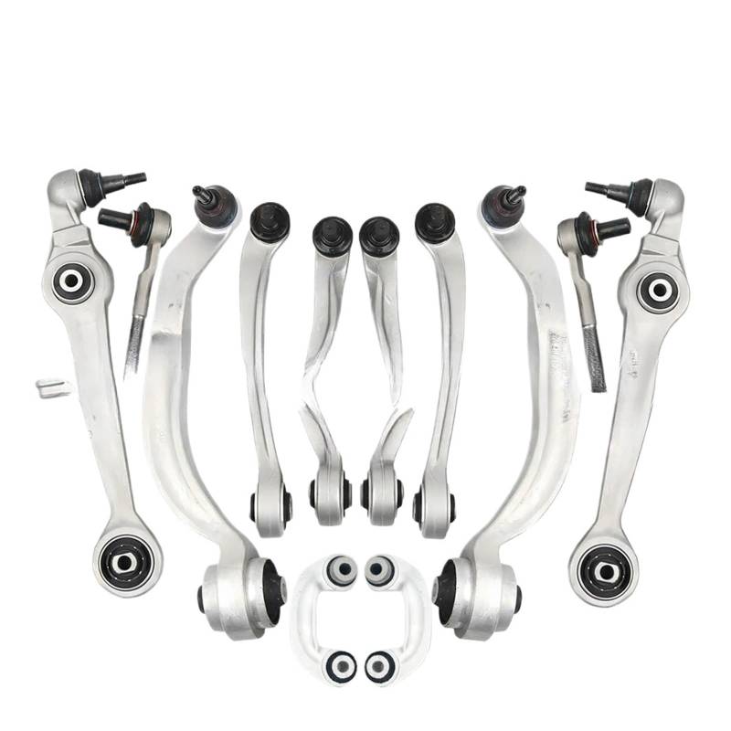 Kompatibel for Audi A4 B5 A6 C5 kompatibel for VW Passat 12 Stück Vorderradaufhängung Querlenker Kugelgelenk Stabilisator Link Spurstangen-Kits 4D0407693E von LJBaab