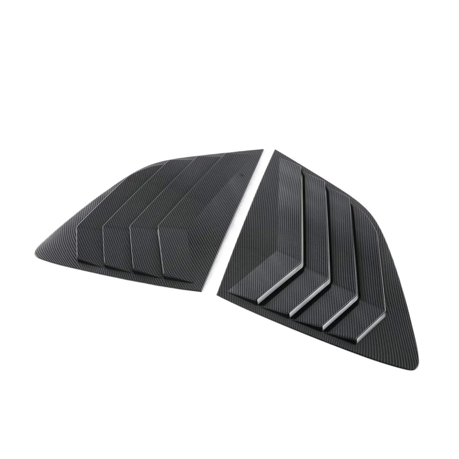 Kompatibel for Honda CRV CR-V 2023 2024, Carbonfaser, Heckseitenfenster-Lamellen, Spoiler-Abdeckung, Verkleidung, Außen-Autozubehör von LJBaab