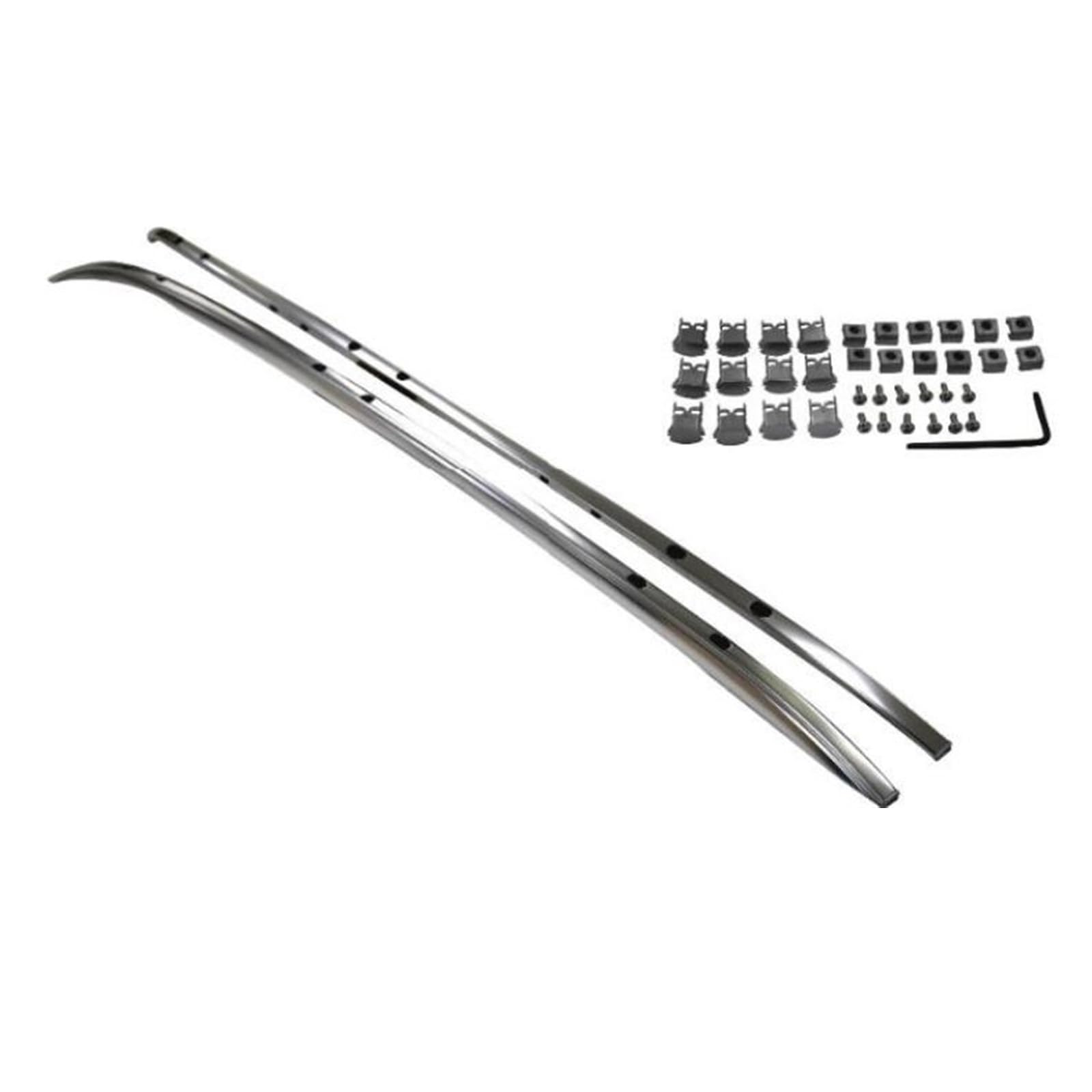 Kompatibel for Mazda CX9 CX-9 2018 2019 2020 2021 2022 2023 Aluminiumlegierung Auto Dachträger Gepäckträger Crossel(Roof Rack silver) von LJBaab