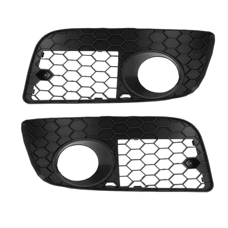 Kompatibel for Volkswagen VW for Jetta Mk5 GTI Gli 2006-2009 Kühlergrill Wabe Hex Mesh Fog Light Open Vent Grilles Car Accesorios von LJBaab