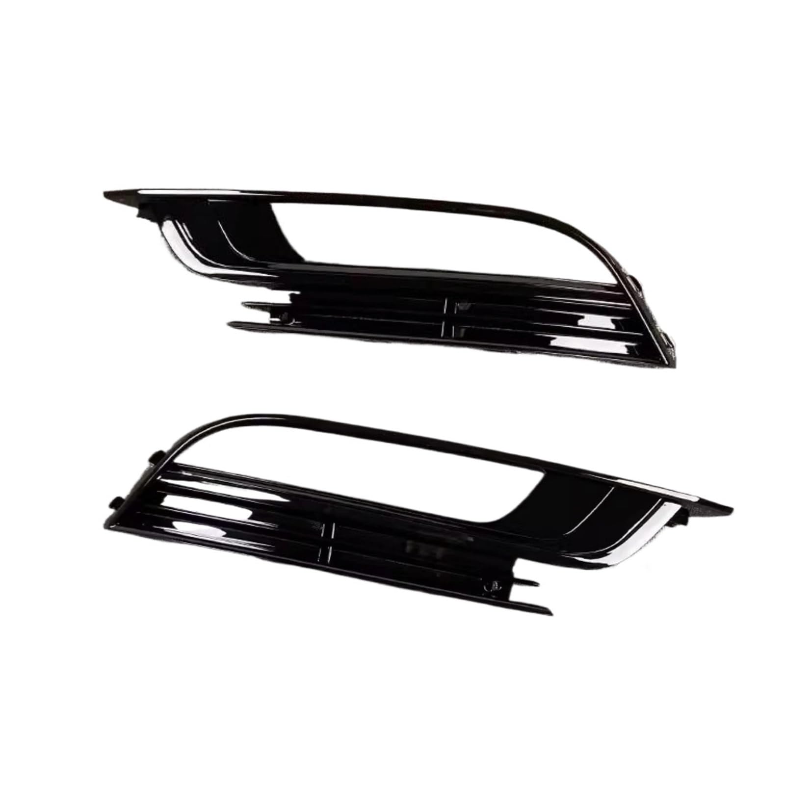 Matter schwarzer oberer Kühlergrill Bottom Kühlergrill Nebel Lampenrahmen kompatibel for CC 2013-2018 Modifizierte Maske Netto-Autozubehör(Fog lamp frame) von LJBaab