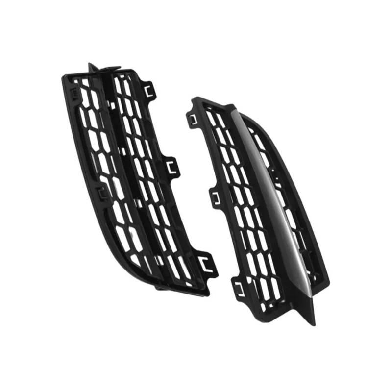 Pair Car Front Kühlergrill Waben Kühlergrillabdeckung Masch Grill kompatibel for BMW 1 Serie F20 F21 M Modell 2011-2015 Fog Light Grille Cover(With chorme) von LJBaab