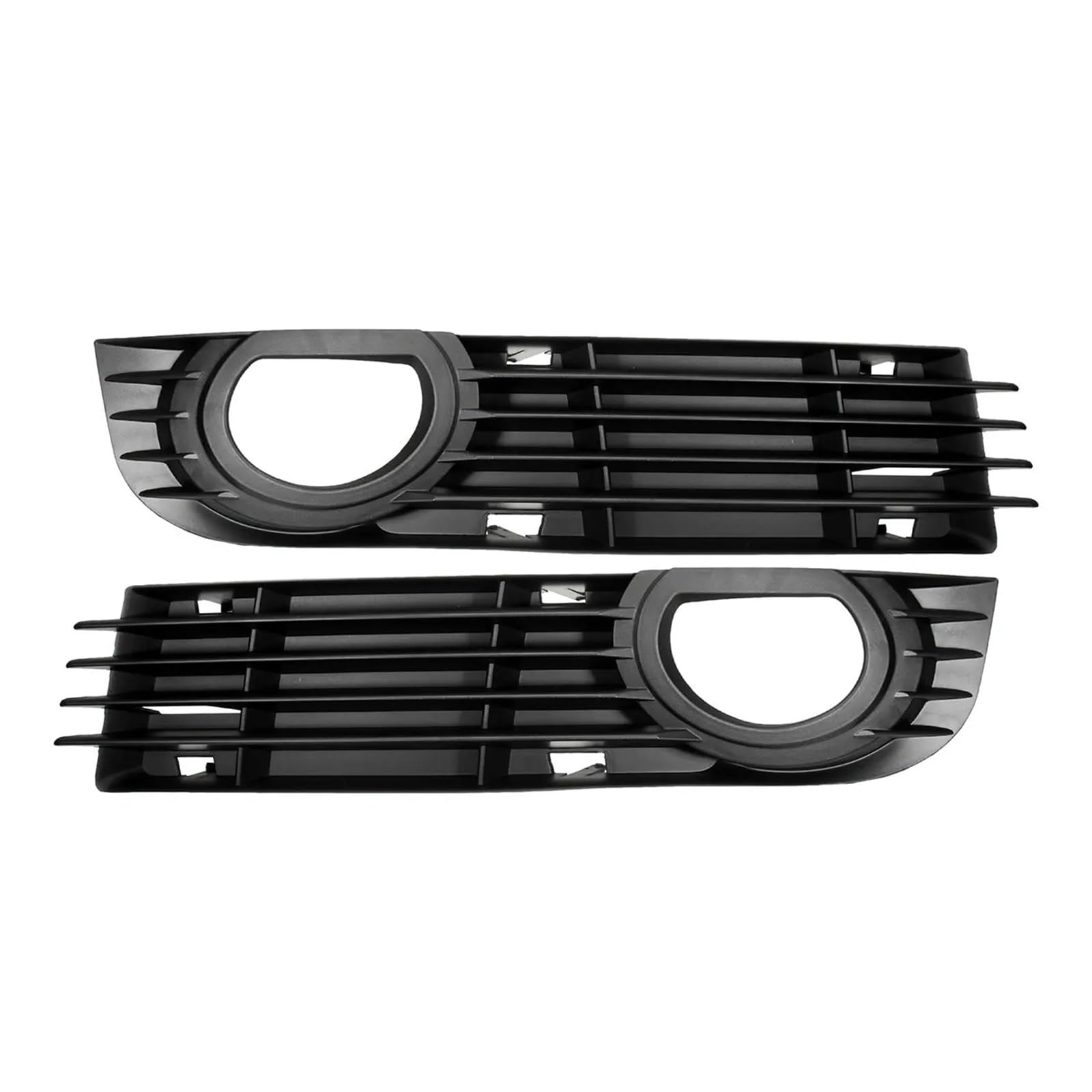 Pair Car Front Stoßstange Nebel Lampenlampen-Kühlergrill kompatibel mit Audi A8 Quattro 4-Türer D3 2006 2007 2008 Kühlergrill-Grillabdeckung 4E0807681AD von LJBaab