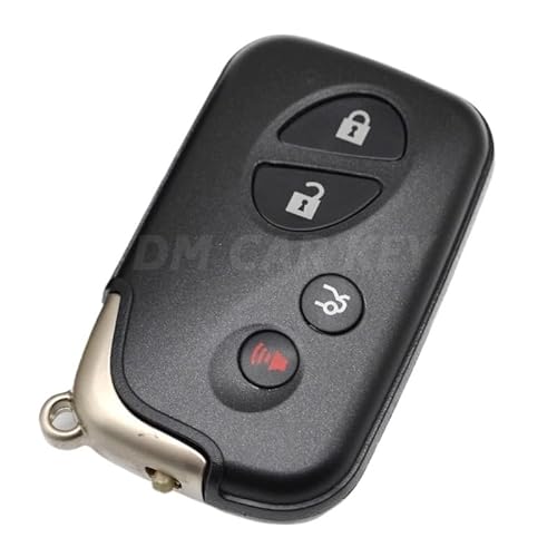 Remote Key Blind Deckabdeckung Shell kompatibel for Lexus GS430 GS350 LX570 IS35 IS250 ES350 LS460 Smart Car Key FOB Case No Logo(Style 4) von LJBaab