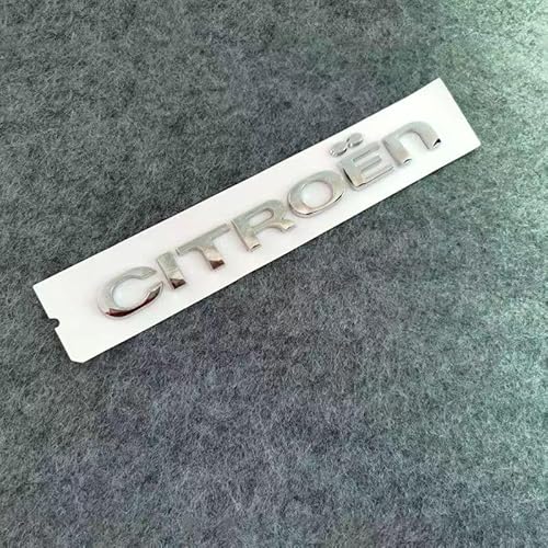 Auto Emblem Logo Aufkleber für Citroen C5 Aircross 2017-2022,Metall Emblem Front Motorhaube Auto Frontkennzeichen Kofferraum Lenkrad Logo Rostfrei Langlebiges Auto Zubehör von LJCXZS