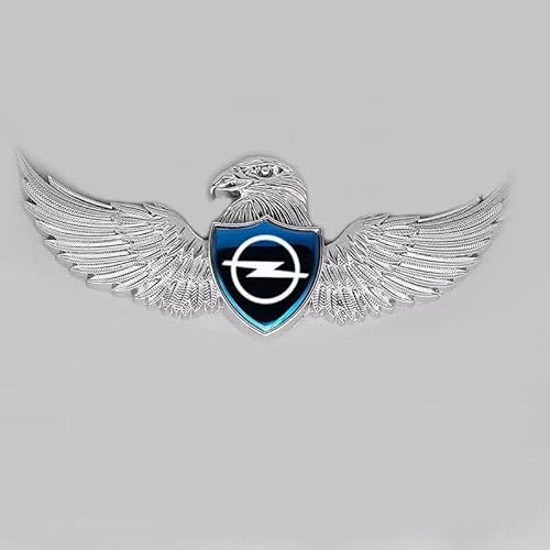 Auto Emblem Logo Aufkleber für Opel Insignia Country Tourer 2017-2020,Metall Emblem Front Motorhaube Auto Frontkennzeichen Kofferraum Lenkrad Logo Rostfrei Langlebiges Auto Zubehör von LJCXZS