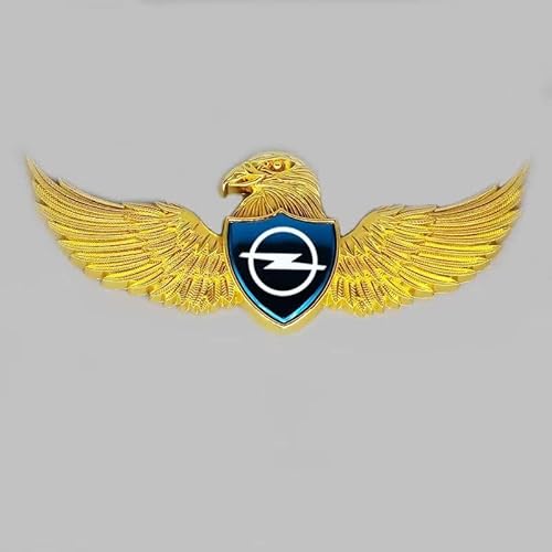 Auto Emblem Logo Aufkleber für Opel Insignia Sports Tourer 2017-2020,Metall Emblem Front Motorhaube Auto Frontkennzeichen Kofferraum Lenkrad Logo Rostfrei Langlebiges Auto Zubehör von LJCXZS