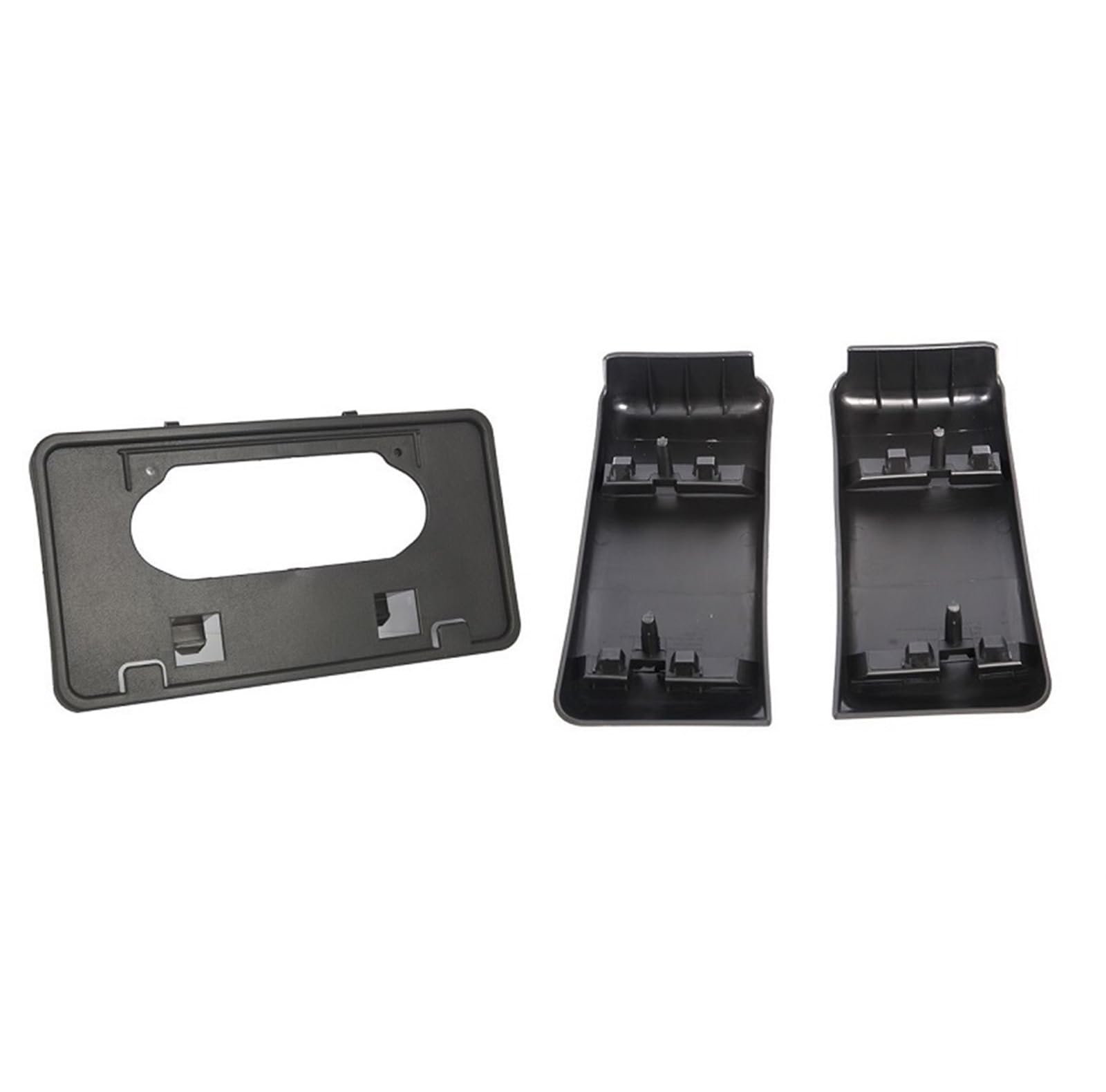 ABS Auto Vorderen Stoßfänger Abdeckung Kennzeichen Halterung Halter Kompatibel for Ford F150 F-150 2009-2014 Außen Zubehör(3Pcs Set) von LJHSAWBG