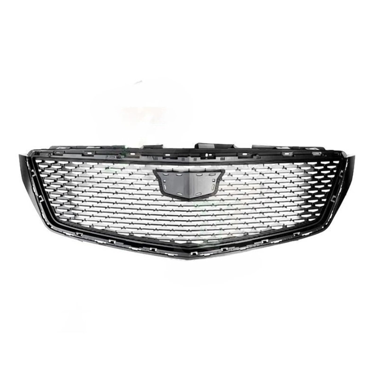 Diamond Style Facelift Frontstoßstangengrill Mittelteil Styling Oberer Grill, Kompatibel mit Cadillac XTS 2018 2019 2020 Autozubehör(Black1) von LJHSAWBG