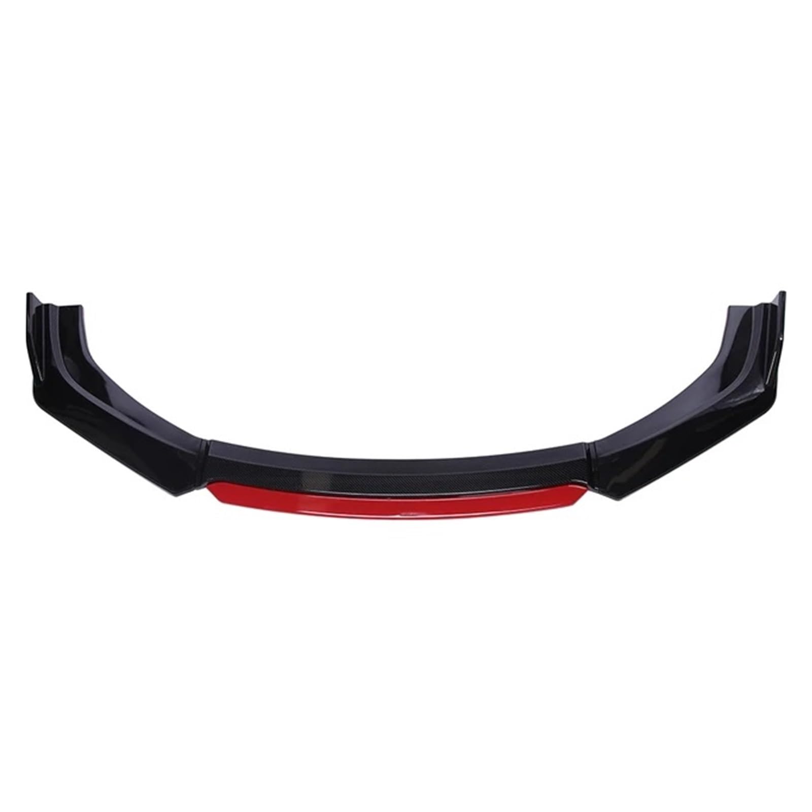 Frontspoilerlippe, Auto-Kinnspoiler, Splitter, Diffusor, Bodykit, Zierspoiler, Air Dam, kompatibel mit Toyota Corolla Schrägheck 1973–2016(Carbon Fiber and Red) von LJHSAWBG