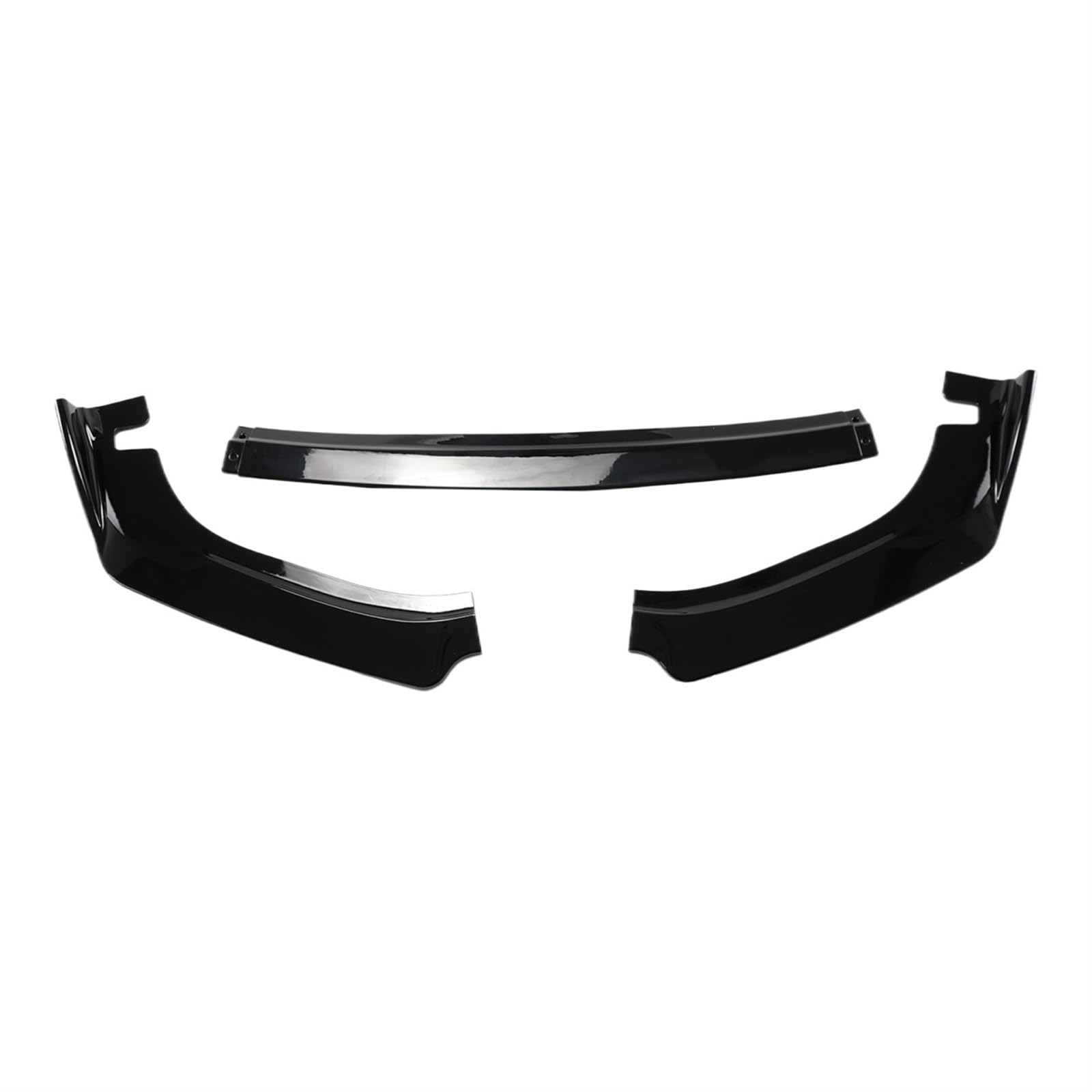 Frontspoilerlippe Kompatibel for Lexus IS250 IS350 2014-2016 Basis 3-teiliges Autozubehör Glänzend Schwarz/Kohlefaser-Look Spoiler Splitter(Glossy black1) von LJHSAWBG