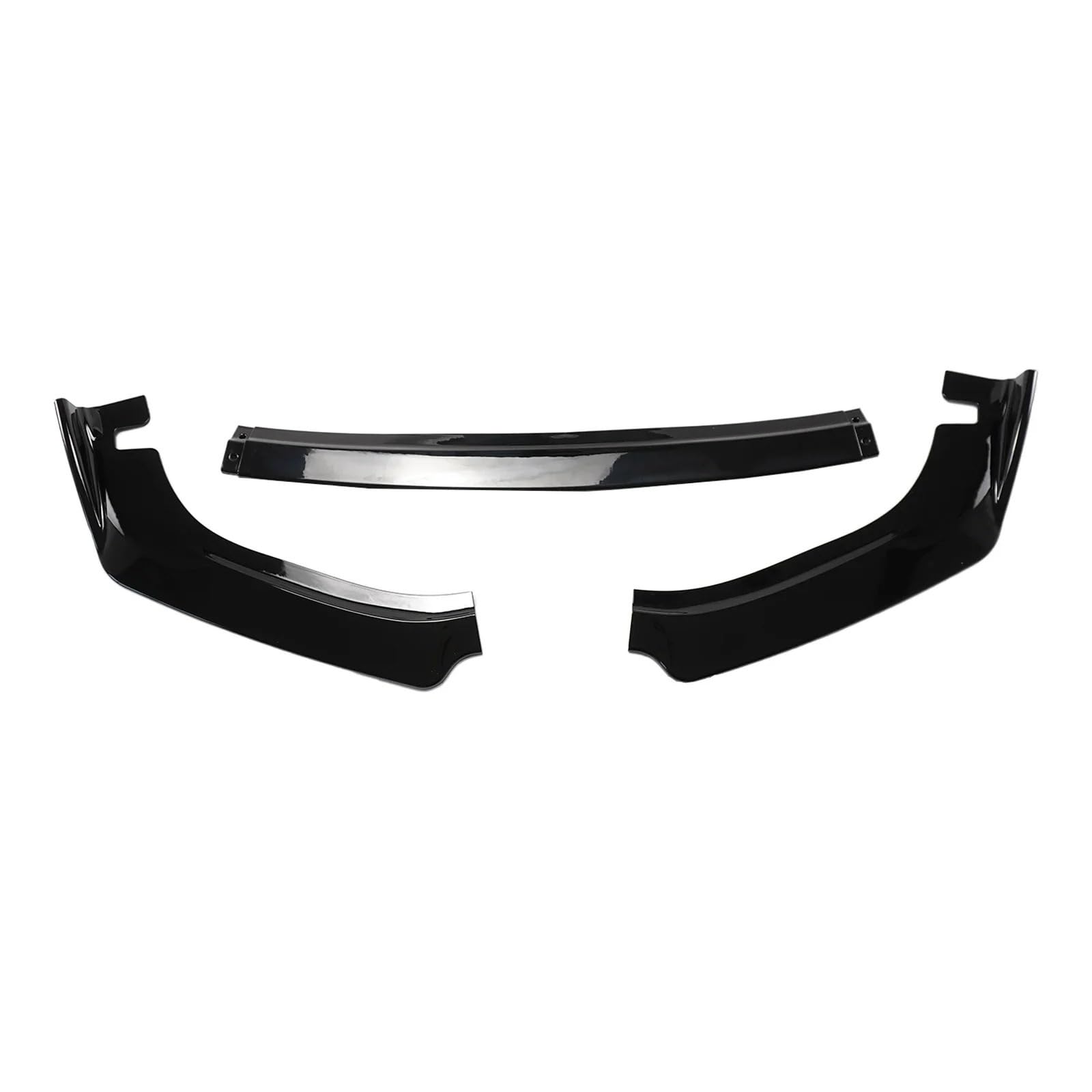 Kompatibel for Lexus IS250 IS350 2014-2016 Basis Frontstoßstangenlippe 3-teilig Autozubehör Glänzend Schwarz/Kohlefaser-Look Spoiler Splitter(Glossy black1) von LJHSAWBG