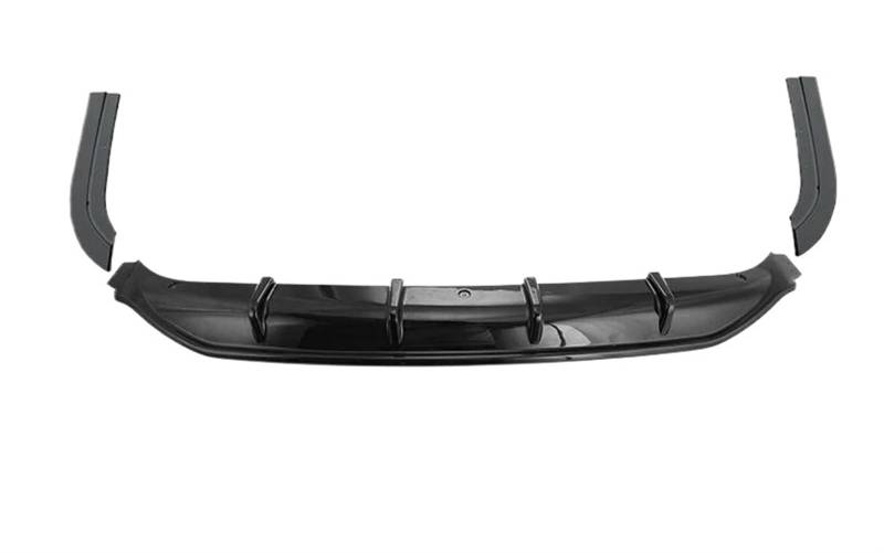 Vorne und Hinten Stoßstange Diffusor Lip Spoiler Kompatibel for Lexus ES 2018 2019 2020 2021 PP Auto Zubehör(Fiber Pattern Rear) von LJHSAWBG