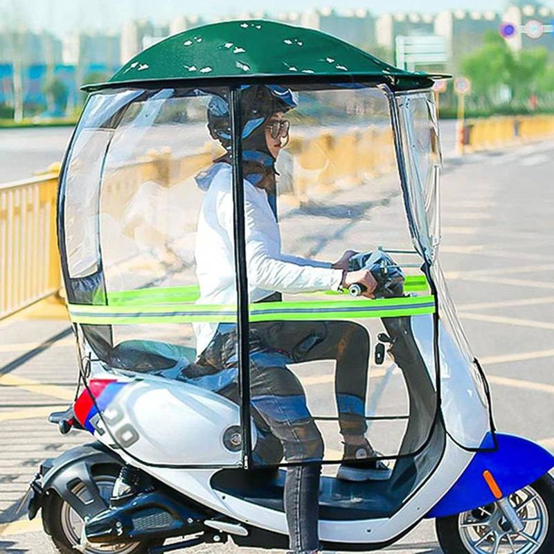 Regenschutz für Elektromobile, Motorrad-Regenschutz, Motorrad-Regenschutz, wasserdichter Regenschutz für Elektromobile, Überdachungsschirm für Elektroautos, Batterieauto- und Autoschirm (C) von LJPZYOY