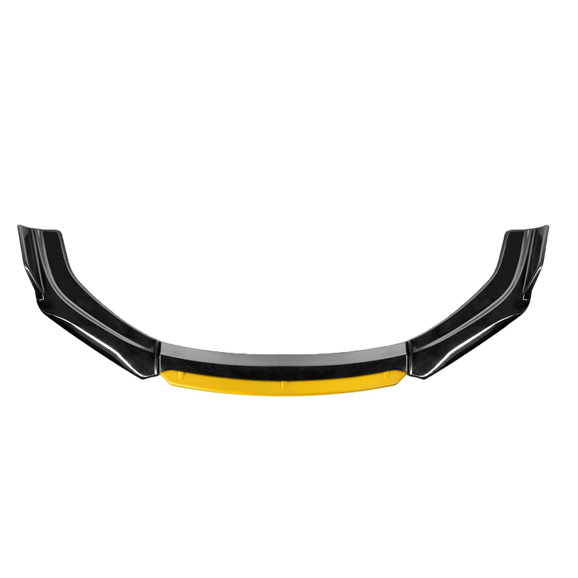 Auto Front Bumper Spoiler für Audi A4 MK B7 2005-2008,Front Stoßstange Lip Body Kit Diffusor Spoiler Splitter Body Schutz Auto Zubehör,A-Yellow von LJSDZLHY