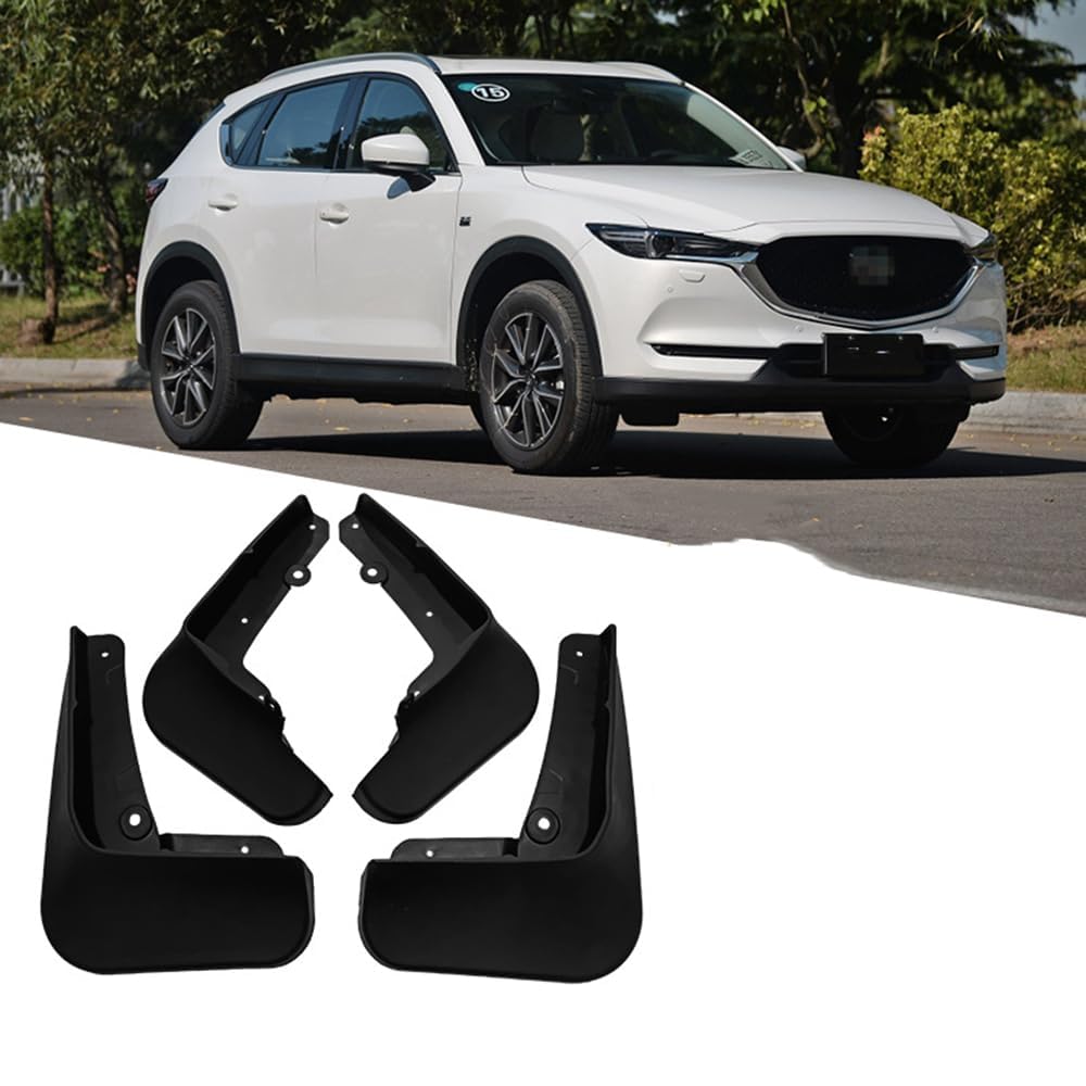 LJWAN 4 Stück Auto Schmutzfänger Für Mazda CX-5 CX5 KF 2017-2020, Vordere Hintere Kotflügel Spritzschutz ZubehöR Schmutzfänger Fahrzeug von LJWAN