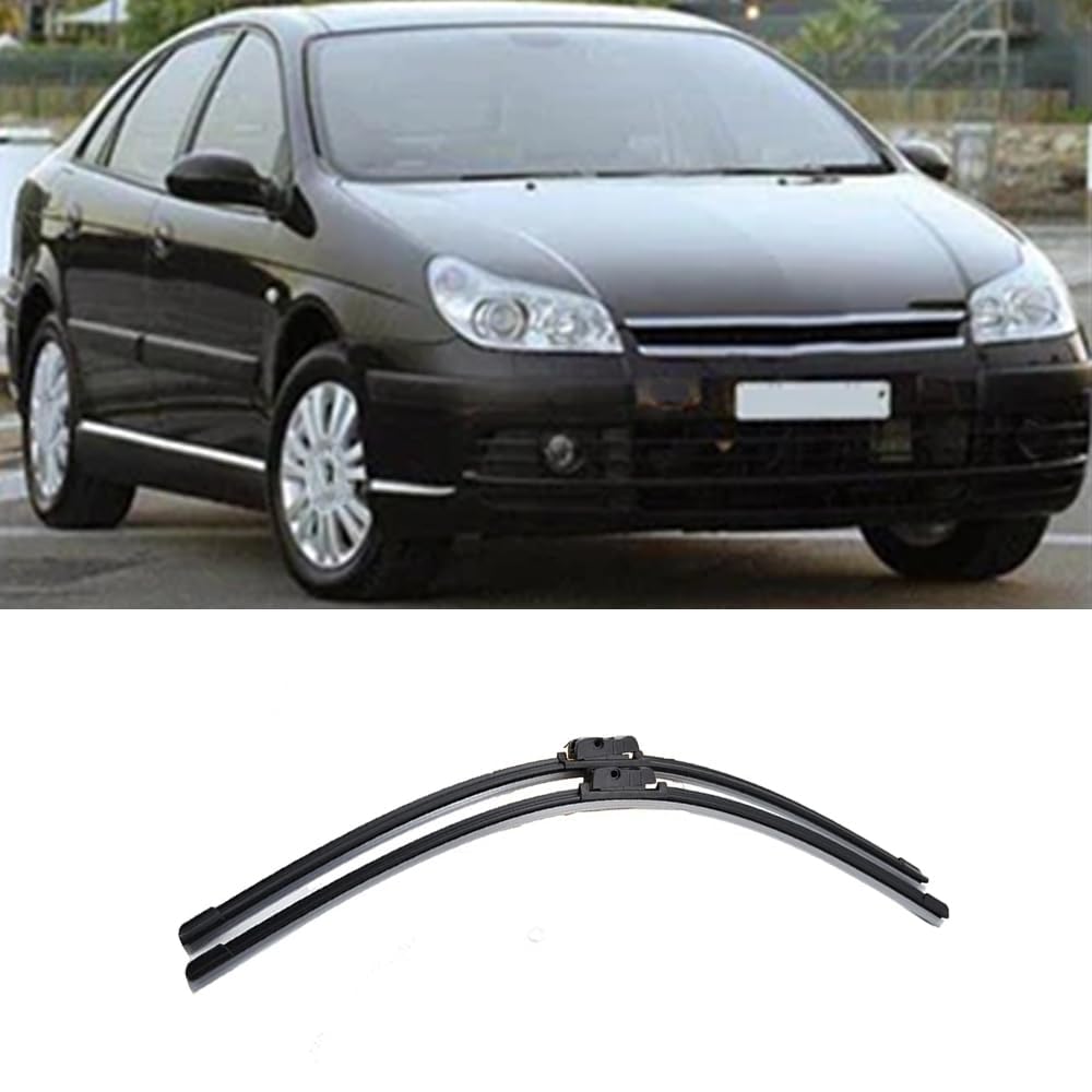 Autowischer für Citroen C6 2005-2012 28"+28", Auto Windschutzscheibe Frontscheibenwischer Scheibenwische Teile Reinigungsstreifen Zubehör von LJWAN