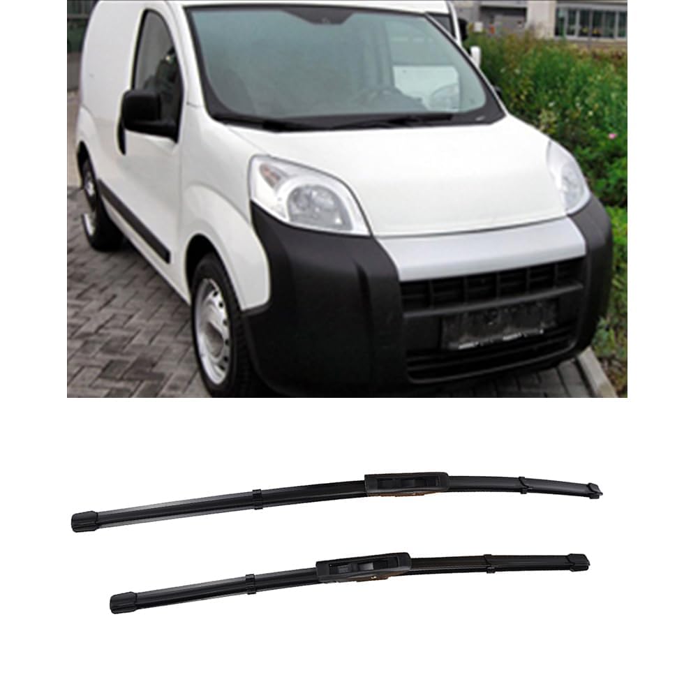 Autowischer für Citroen Nemo 2008-2013 26"+19", Auto Windschutzscheibe Frontscheibenwischer Scheibenwische Teile Reinigungsstreifen Zubehör von LJWAN