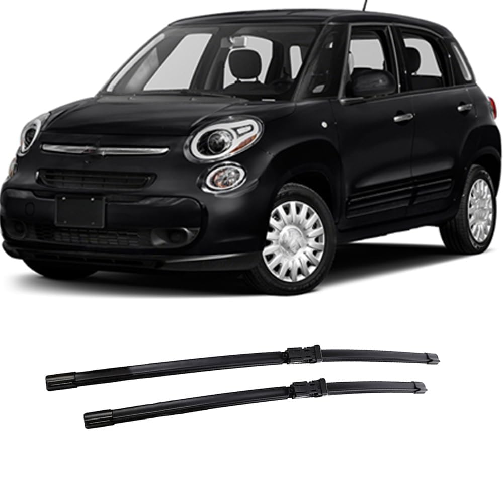 Autowischer für Fiat 500L 2012-2022 26"+15", Auto Windschutzscheibe Frontscheibenwischer Scheibenwische Teile Reinigungsstreifen Zubehör von LJWAN