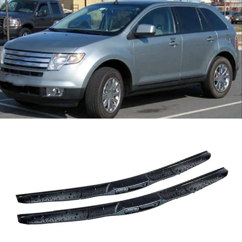 Autowischer für Ford Edge Mk 1 2007-2014 26"+20", Auto Windschutzscheibe Frontscheibenwischer Scheibenwische Teile Reinigungsstreifen Zubehör von LJWAN