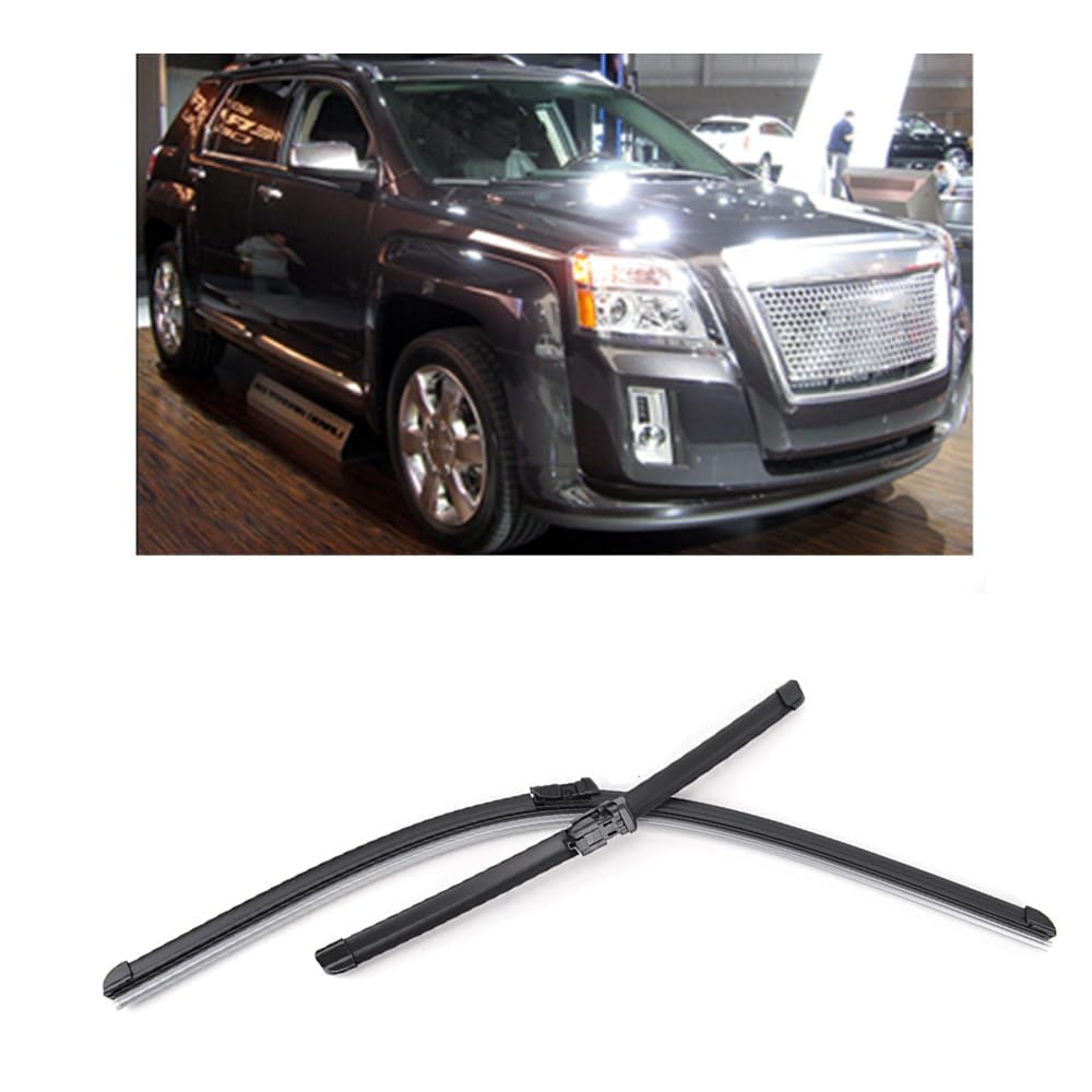 Autowischer für GMC Terrain MK1 2010-2017 24"+17", Auto Windschutzscheibe Frontscheibenwischer Scheibenwische Teile Reinigungsstreifen Zubehör von LJWAN