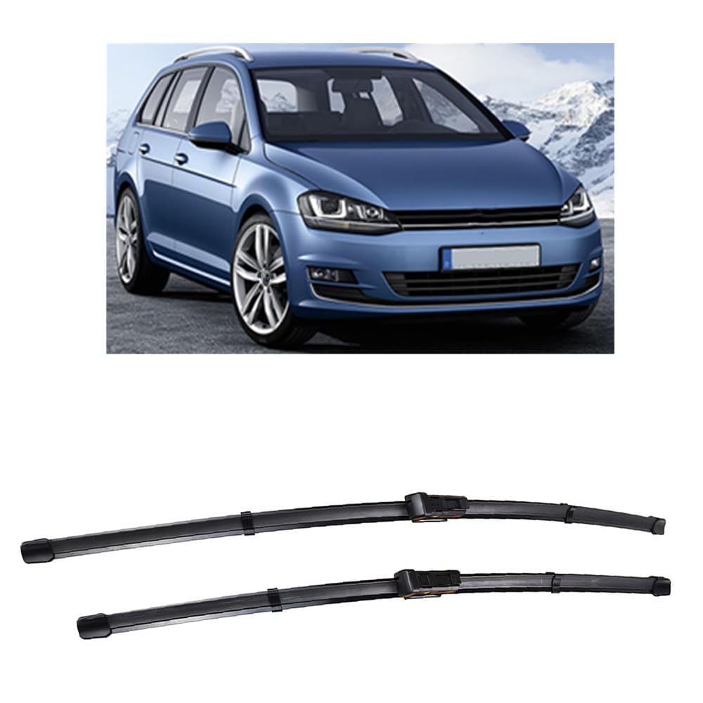 Autowischer für Golf MK 7 2012-2019 26"+18", Auto Windschutzscheibe Frontscheibenwischer Scheibenwische Teile Reinigungsstreifen Zubehör von LJWAN