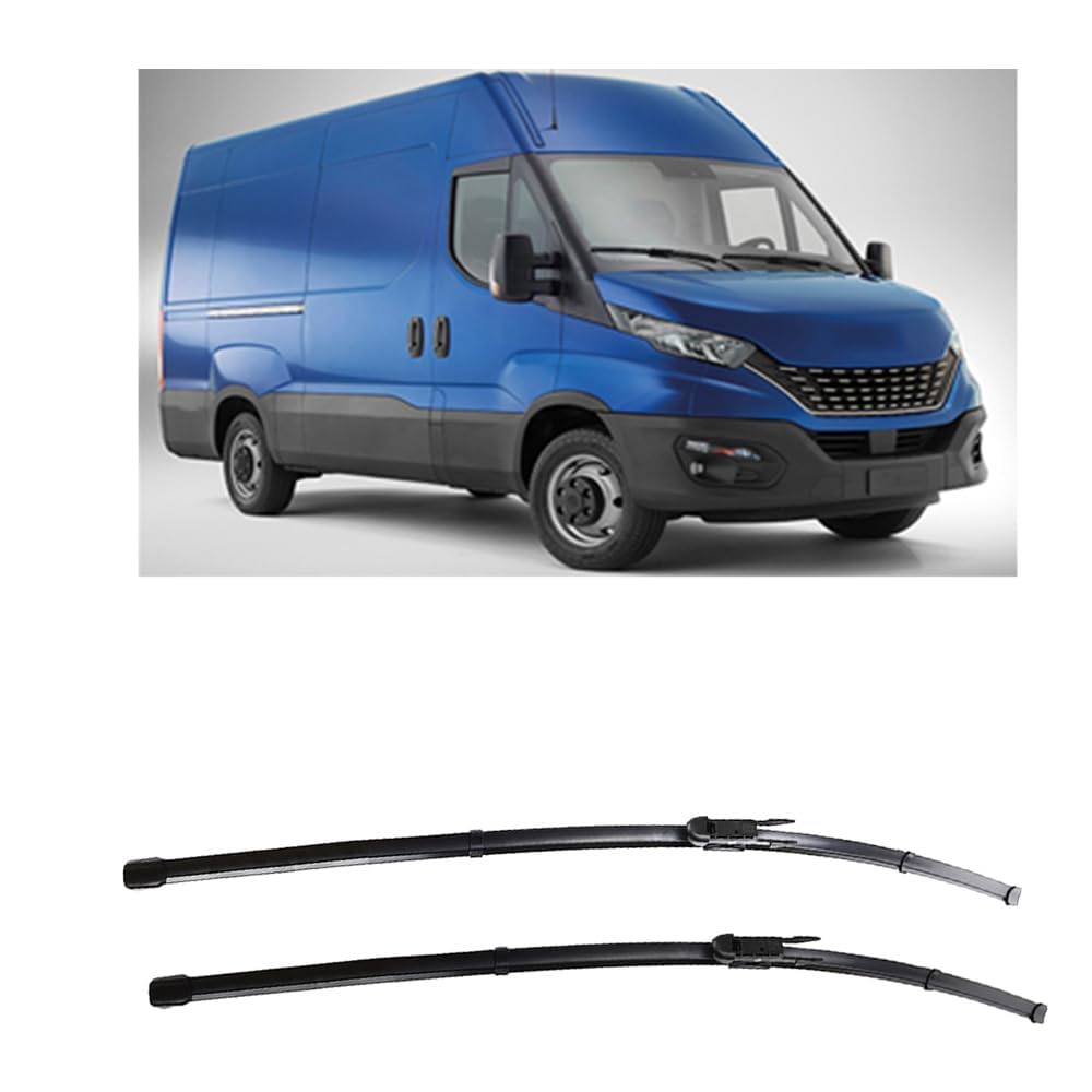 Autowischer für Iveco Daily VI 2014-2023 26"+26", Auto Windschutzscheibe Frontscheibenwischer Scheibenwische Teile Reinigungsstreifen Zubehör von LJWAN