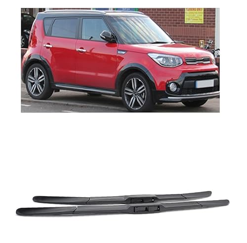 Autowischer für Kia Soul MK2 2014-2019, Auto Windschutzscheibe Frontscheibenwischer Scheibenwische Teile Reinigungsstreifen Zubehör von LJWAN