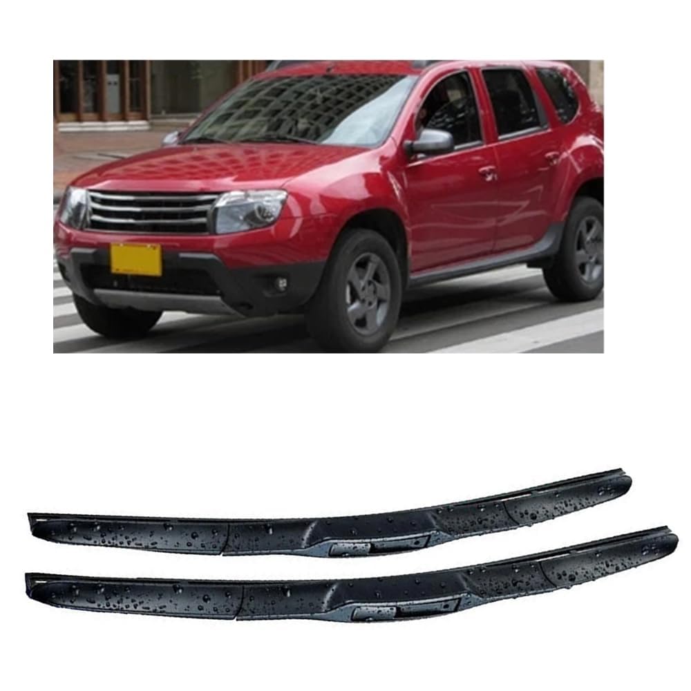 Autowischer für Renault Dacia Duster MK1 2009-2016 20"+20", Auto Windschutzscheibe Frontscheibenwischer Scheibenwische Teile Reinigungsstreifen Zubehör von LJWAN