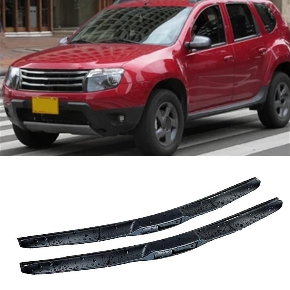 Autowischer für Renault Dacia Duster MK1 2009-2016 20"+20", Auto Windschutzscheibe Frontscheibenwischer Scheibenwische Teile Reinigungsstreifen Zubehör von LJWAN