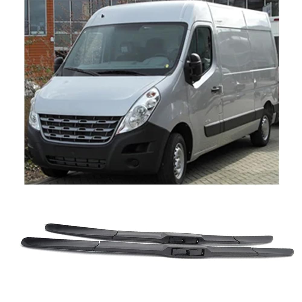 Autowischer für Renault Master 3 Nissan NV400 Movano 2010-2023 26"+26", Auto Windschutzscheibe Frontscheibenwischer Scheibenwische Teile Reinigungsstreifen Zubehör von LJWAN