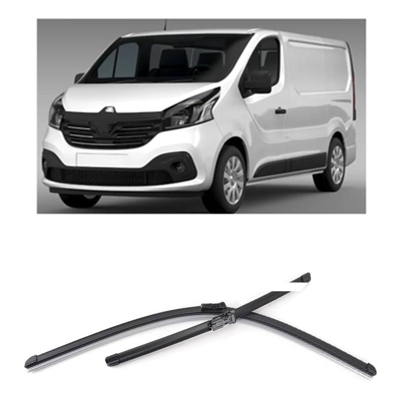 Autowischer für Renault Trafic MK3 2014-2023 26"+19", Auto Windschutzscheibe Frontscheibenwischer Scheibenwische Teile Reinigungsstreifen Zubehör von LJWAN