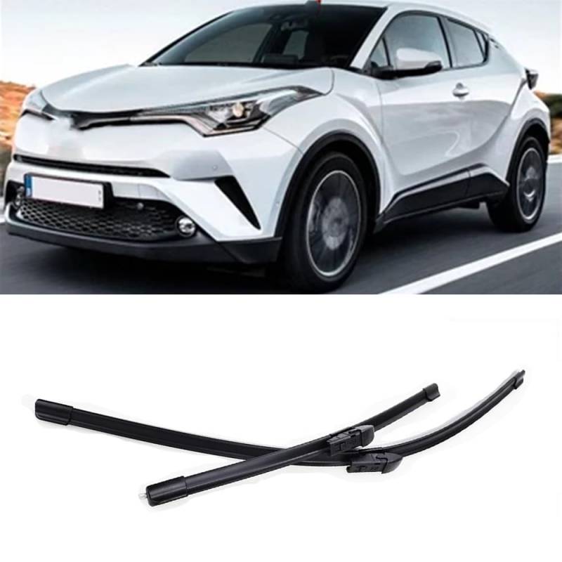 Autowischer für Toyota C-HR/CHR 2016-2023 26"+16", Auto Windschutzscheibe Frontscheibenwischer Scheibenwische Teile Reinigungsstreifen Zubehör von LJWAN