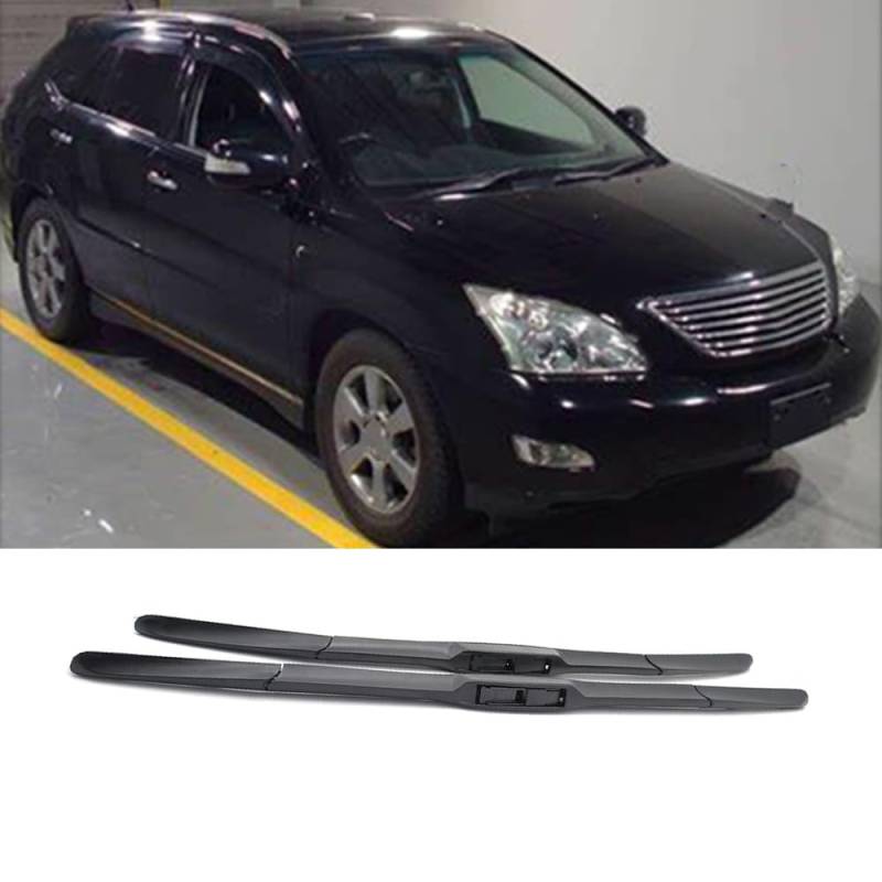 Autowischer für Toyota Harrier U3 2003-2012 26"+22", Auto Windschutzscheibe Frontscheibenwischer Scheibenwische Teile Reinigungsstreifen Zubehör von LJWAN